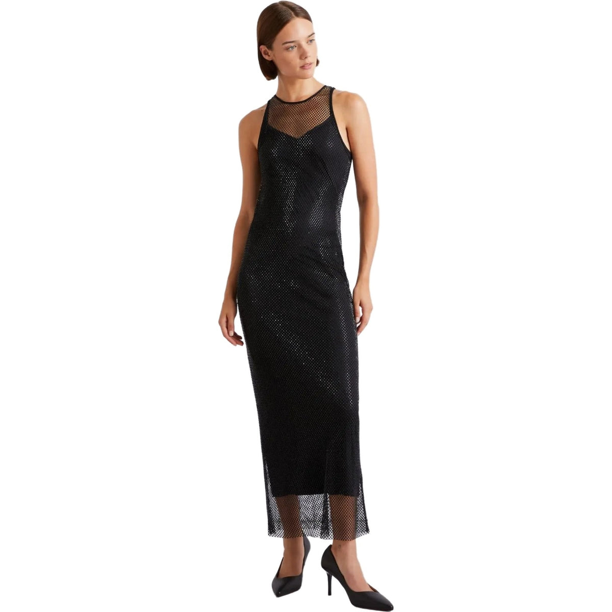Vestiti casual Donna Emme - Abito in jersey - Nero-Gianni Foti