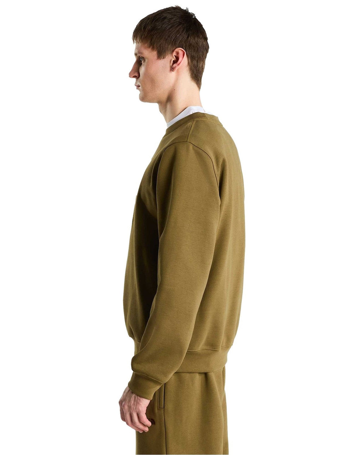 Felpe senza cappuccio Uomo The North Face - TNF Essential Drew Peak Regular Crew - Verde