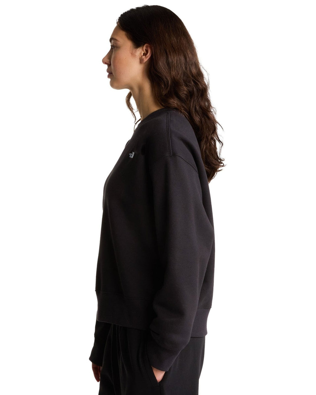 Felpe senza cappuccio Donna The North Face - TNF Essential Simple Dome Boxy OS Crew - Nero