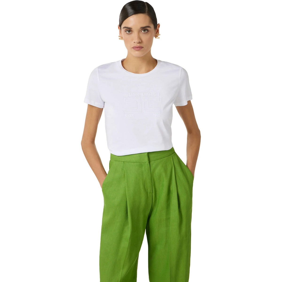 Maglie Donna Elisabetta Franchi - Maglia - Bianco-Gianni Foti