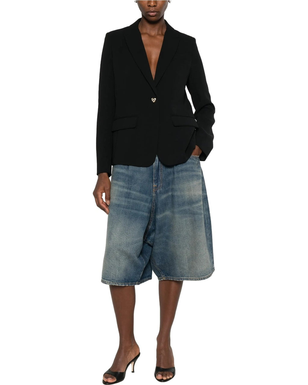Giacche da abito e blazer Donna Twinset - Blazer Monopetto - Nero
