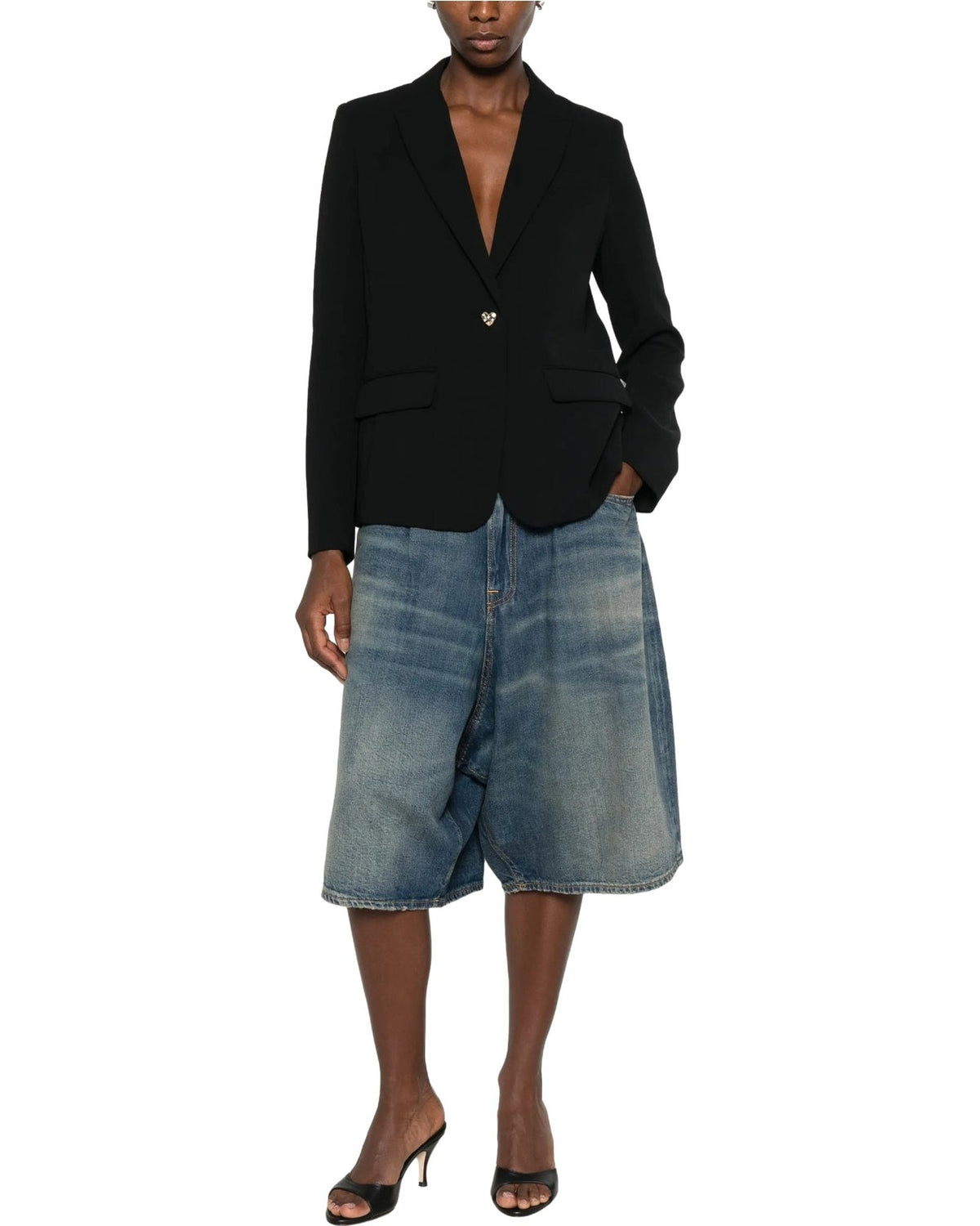Giacche da abito e blazer Donna Twinset - Blazer Monopetto - Nero