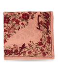 Sciarpe Donna Twinset - Kefia Con Stampa Cuore Floreale - Rosa/Rosso