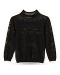 Maglie Donna Twinset - Lupetto Manica 3/4 Maglia Jacquard - Nero