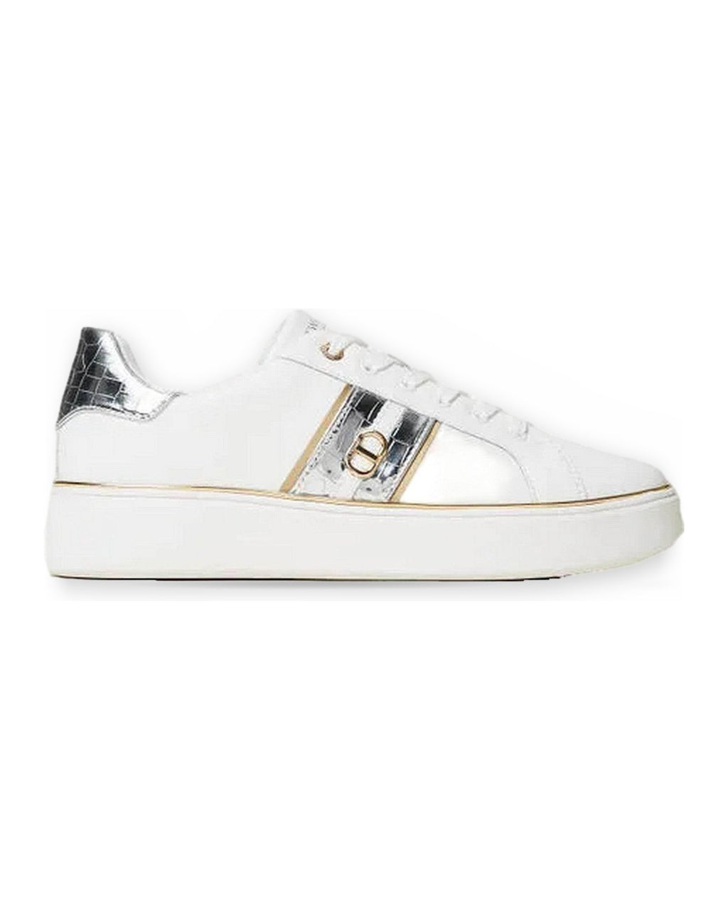 Sneaker Donna Twinset - Sneaker In Pelle 251TCP01A - Bianco