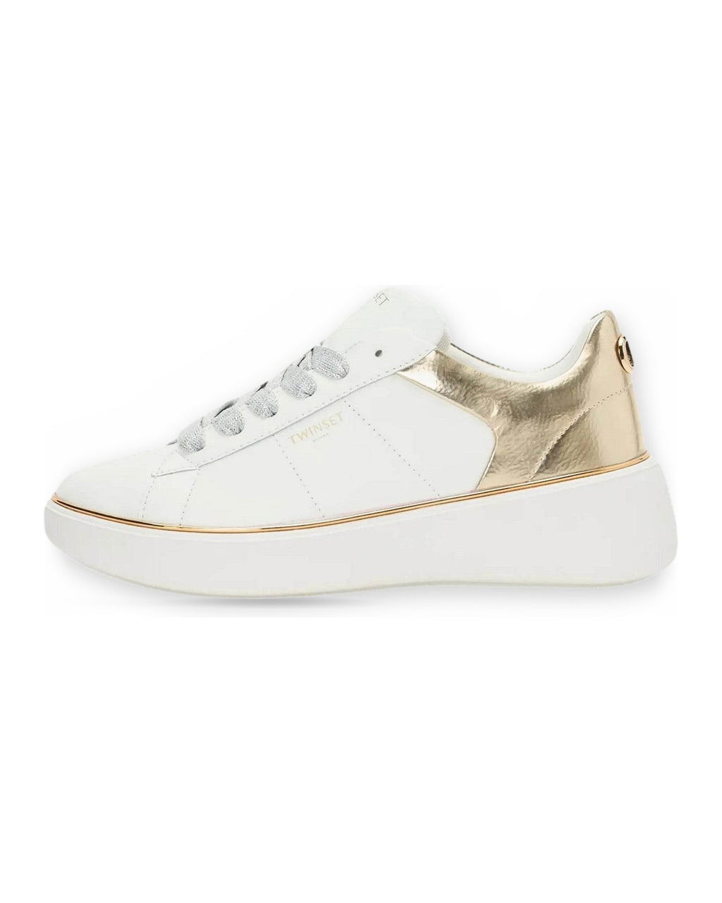 Sneaker Donna Twinset - Sneaker In Pelle 251TCP042 - Bianco