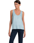 Canotte e top Donna Twinset - Top Con Spalla Larga - Azzurro