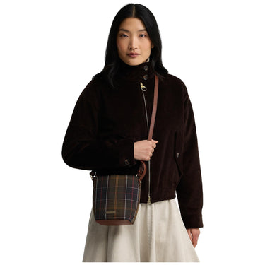 Borse a spalla Donna Barbour - Cedar Mini Tartan Bucket Bag - Multicolore