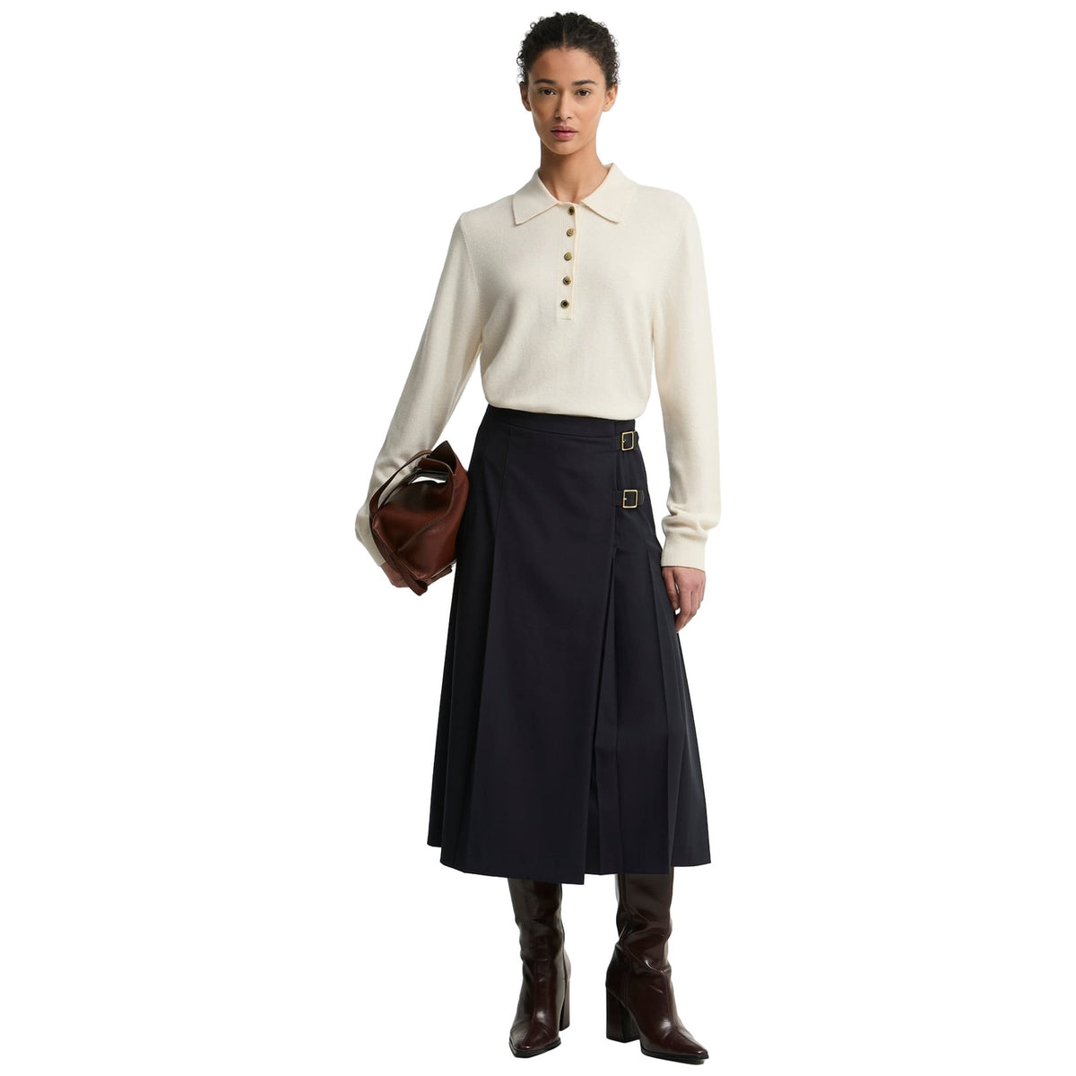 Gonne casual Donna Barbour - Delilah Midi Skirt - Blu