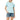 T-shirt Donna Mc2 Saint Barth - Cotton Crew Neck T-Shirt - Celeste - Gianni Foti