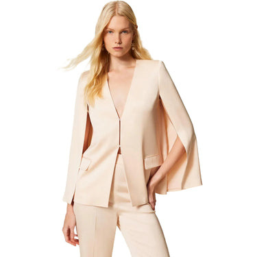 Giacche Donna Twinset - Giacca A "Mantella" - Beige-Gianni Foti