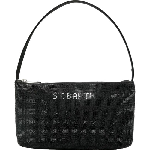 Beauty Case Donna Mc2 Saint Barth - Pochette Strass - Nero