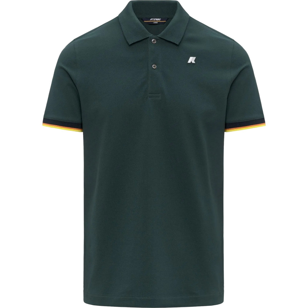 Polo Uomo K-Way - Vincent Pique - Verde-Gianni Foti