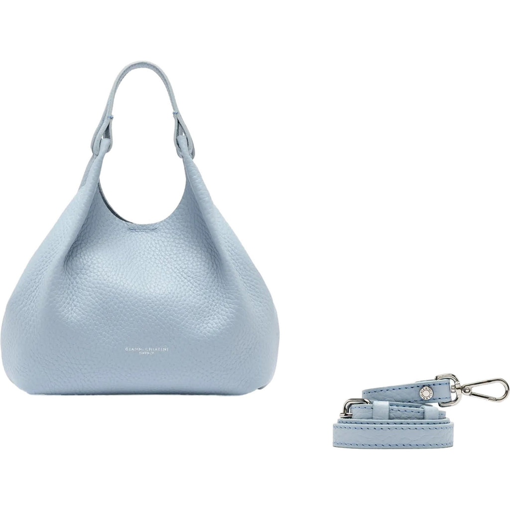 Borse a spalla Donna Gianni Chiarini - Borsa pelle - Azzurro