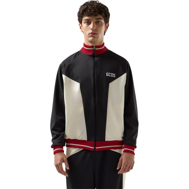 Felpe senza cappuccio Uomo Gcds - Color Block Track Jacket - Nero