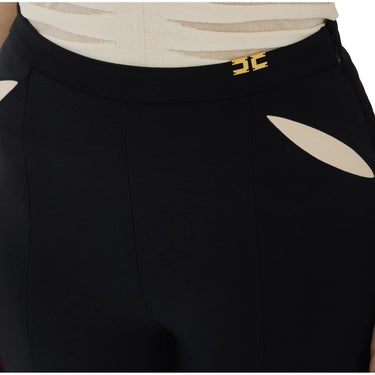 Pantaloni Donna Elisabetta Franchi - Pantalone - Nero-Gianni Foti