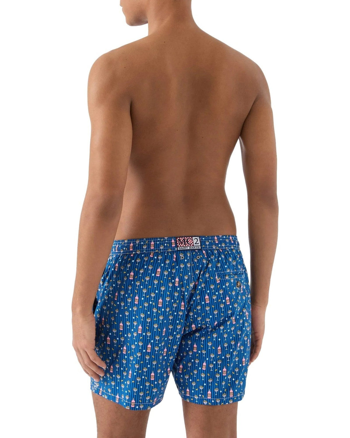 Pantaloncini e calzoncini Uomo Mc2 Saint Barth - Ultralight Stretch Swim Short - Azzurro