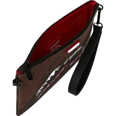 Tote da viaggio Unisex Sprayground - Smeared Grunge Crossbody Pouchette - Marrone di Sprayground su Gianni Foti