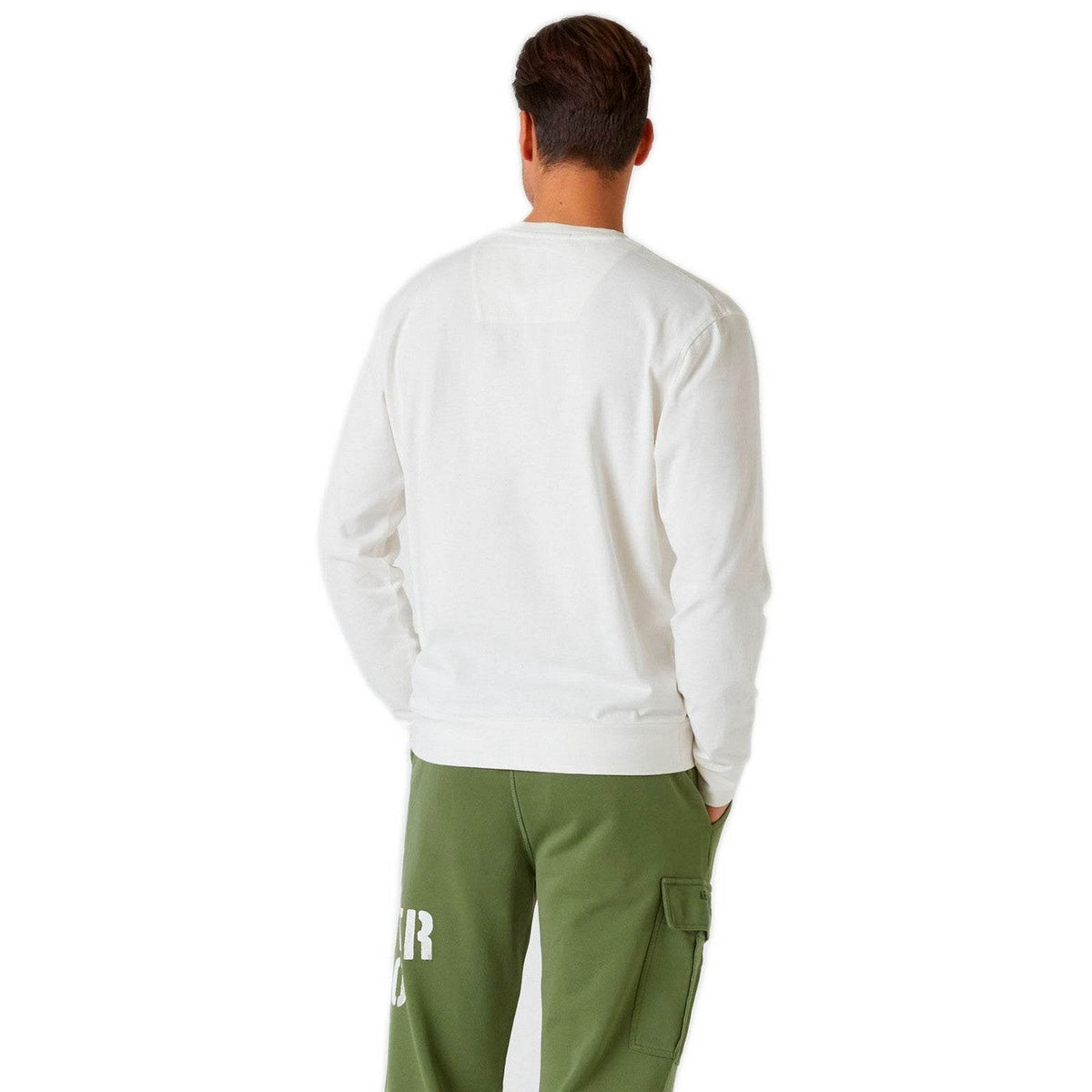 Felpe senza cappuccio Uomo Aeronautica Militare - Felpa Girocollo - Bianco
