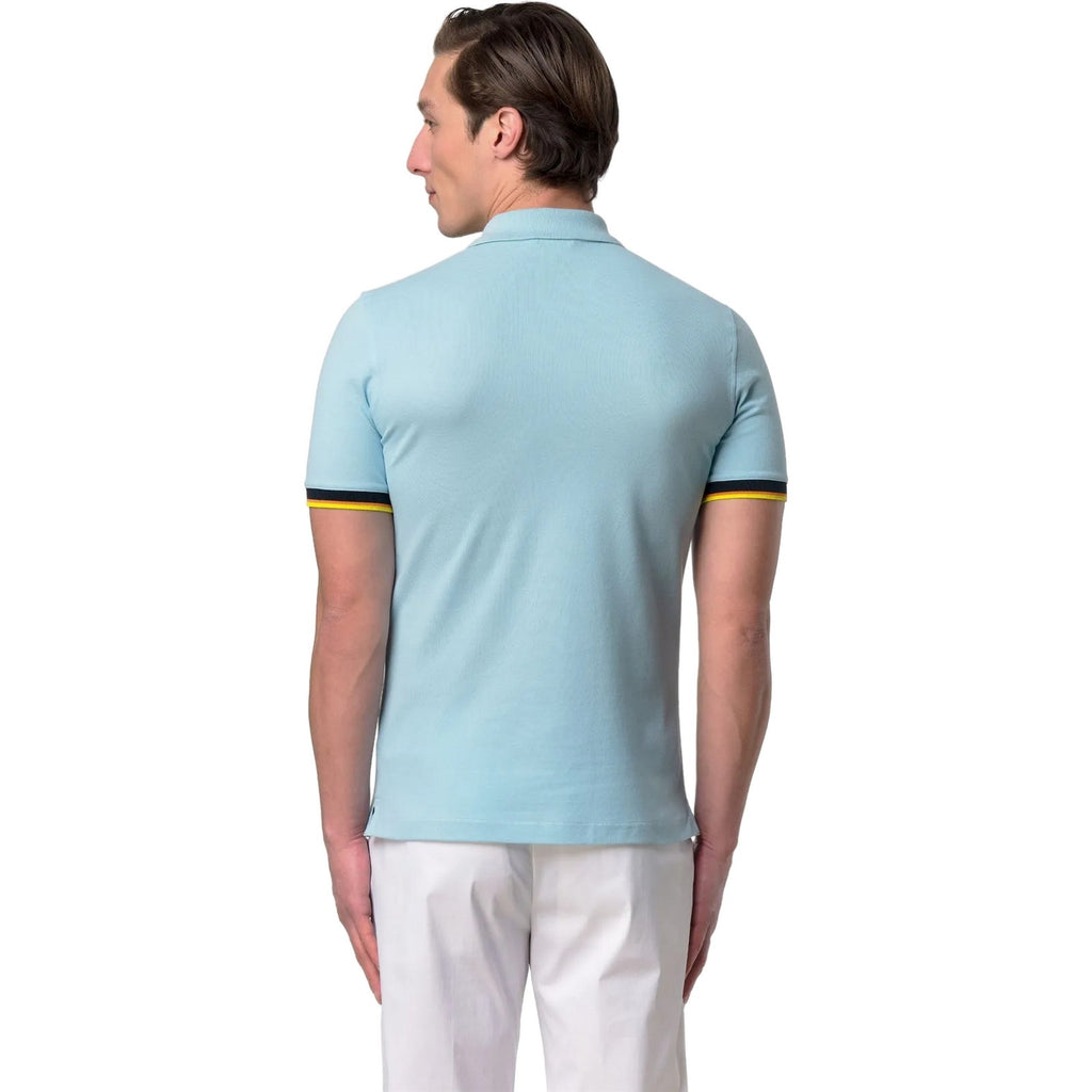 Polo Uomo K-Way - Vincent Pique - Blu-Gianni Foti