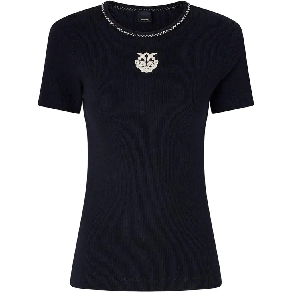 T-shirt Donna Pinko - Brugherio T-Shirt Costina Logo - Nero