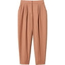 Pantaloni Donna Twinset - Pantalone C/Pieghe - Marrone-Gianni Foti