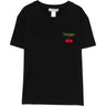 T-shirt Donna Twinset - T-Shirt In Jersey Con Spilla Ciliegie Staccabile - Nero