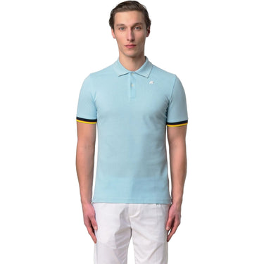 Polo Uomo K-Way - Vincent Pique - Blu-Gianni Foti