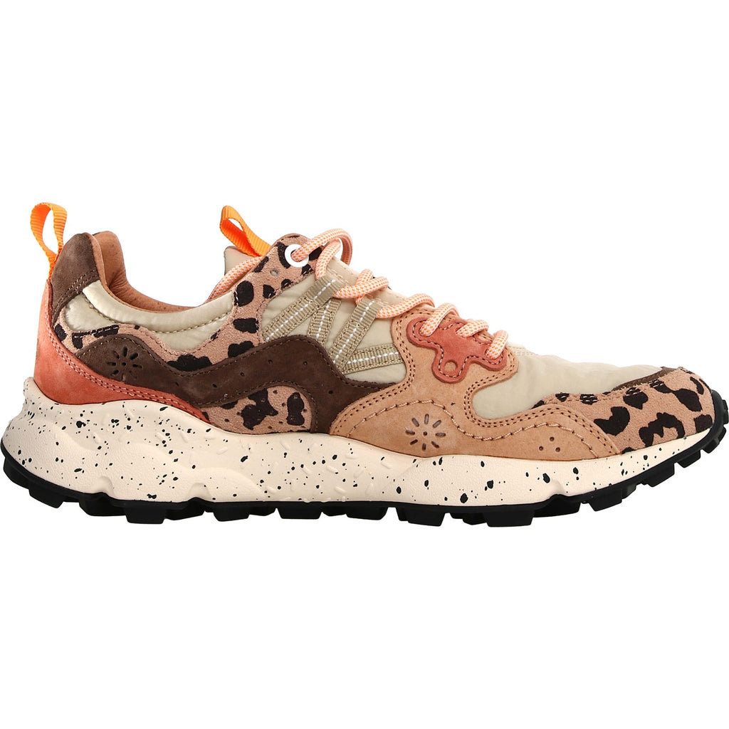 Sneaker Unisex Flower Mountain - Yamano 3 Uni Suede/Nylon Grey-White-Taupe - Beige