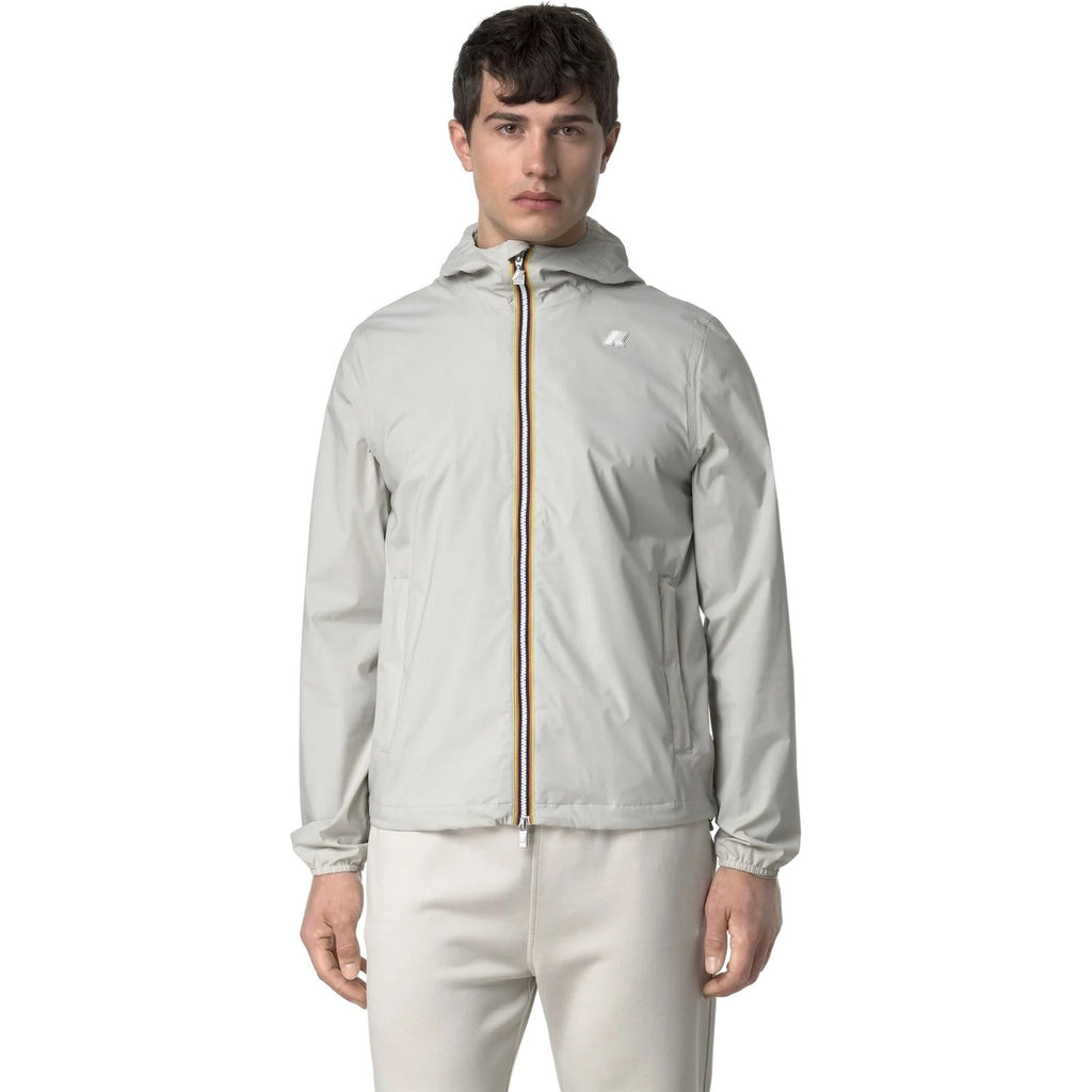 Giubbini Uomo K-Way - Jack Stretch Nylon Jersey - Beige-Gianni Foti