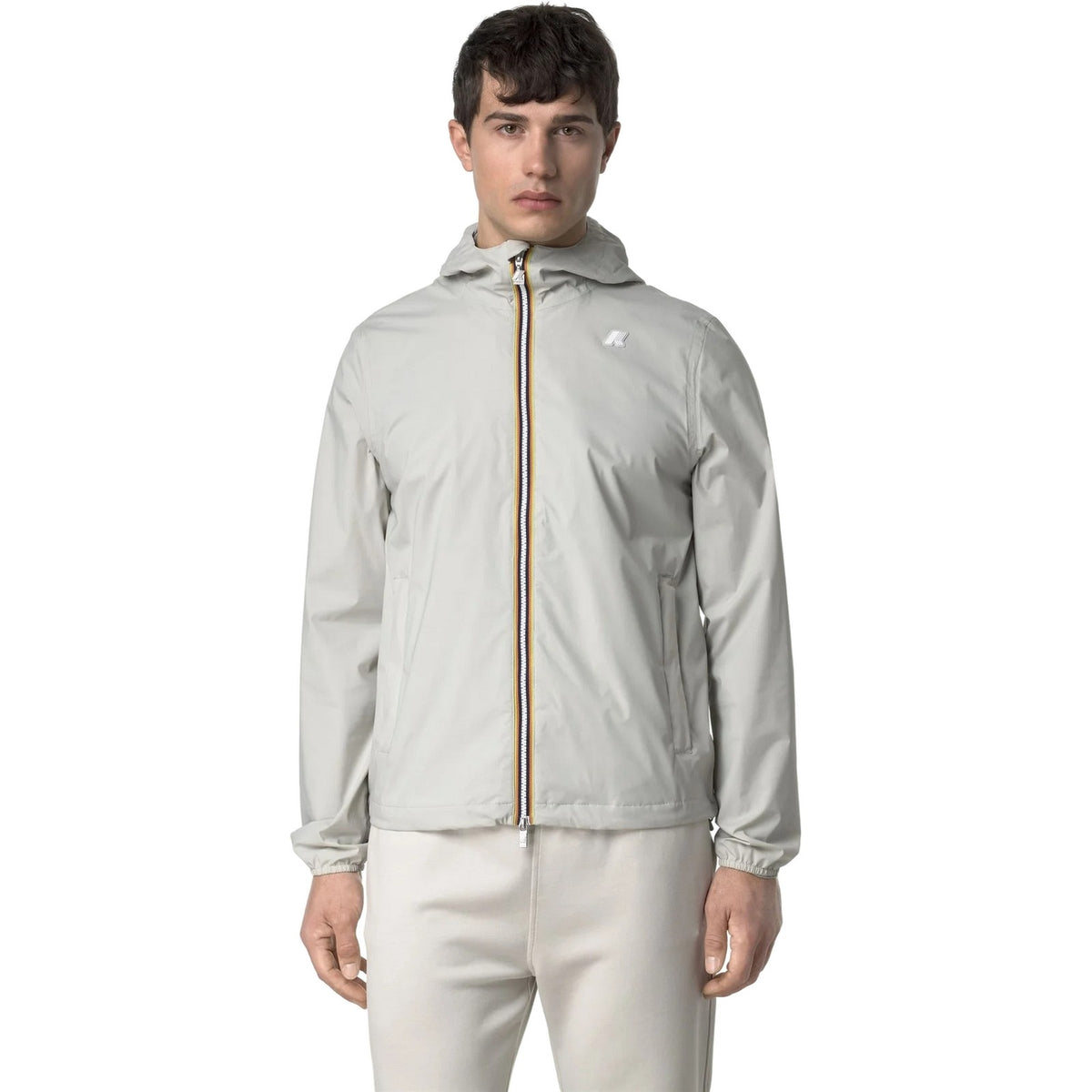 Giubbini Uomo K-Way - Jack Stretch Nylon Jersey - Beige-Gianni Foti
