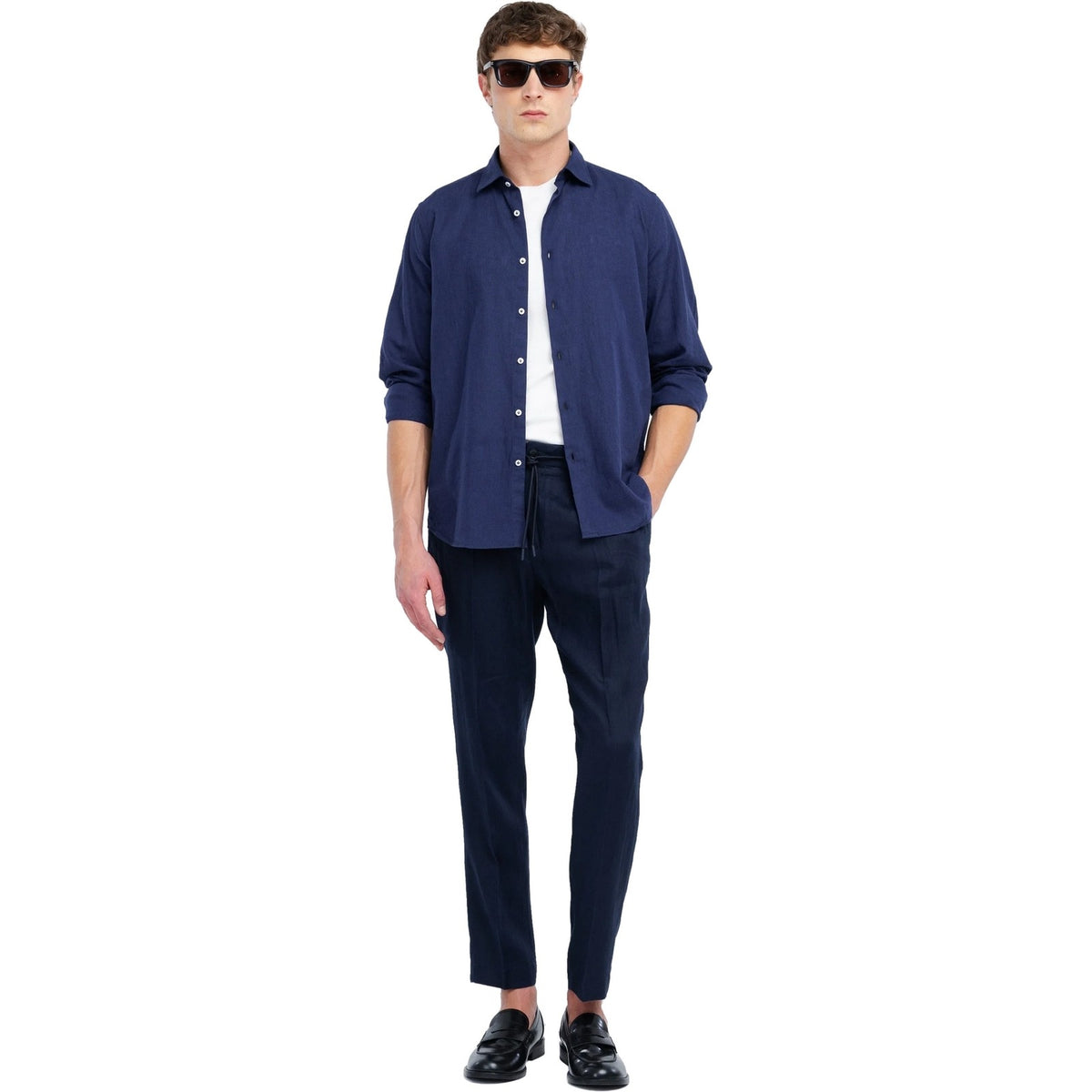 Pantaloni Uomo Manuel Ritz - Pantalone - Blu-Gianni Foti