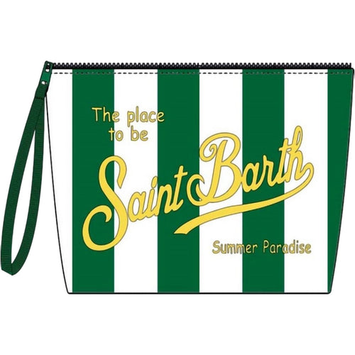 Mc2 Saint Barth Unisex Clutch and Clutch - Bikini Holder Bag - Green