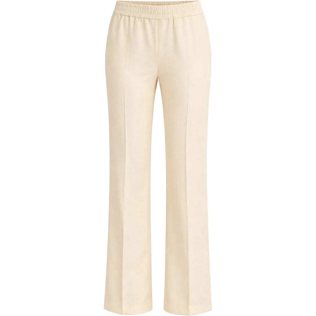 Pantaloni Donna Twinset - Pantalone Flare Con Elastico In Vita - Beige