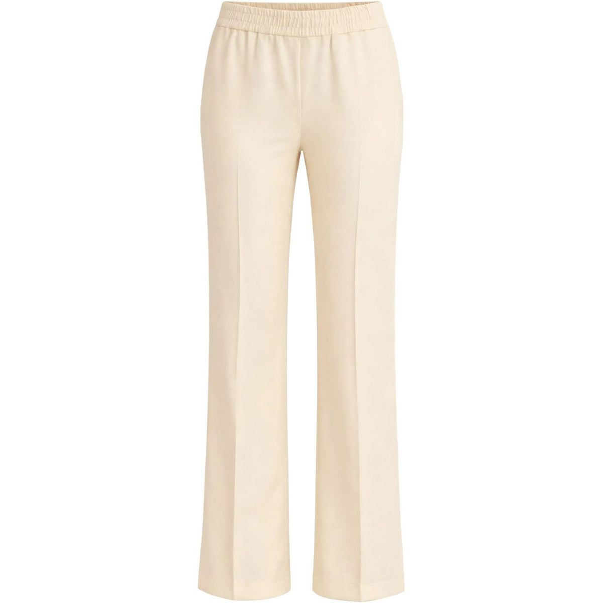 Pantaloni Donna Twinset - Pantalone Flare Con Elastico In Vita - Beige