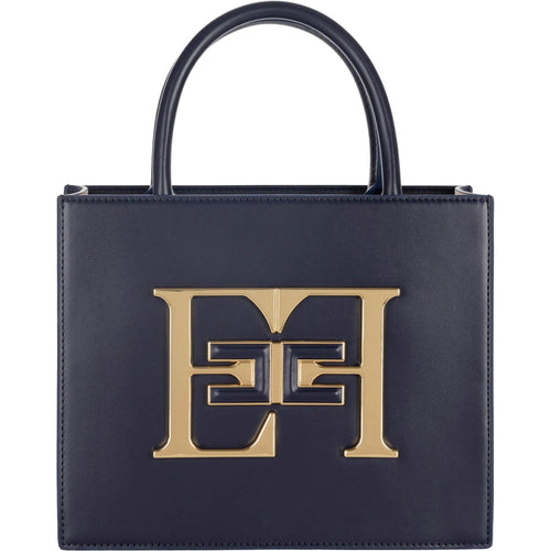 Borse a mano Donna Elisabetta Franchi - Borsa a mano piccola con logo - Blu