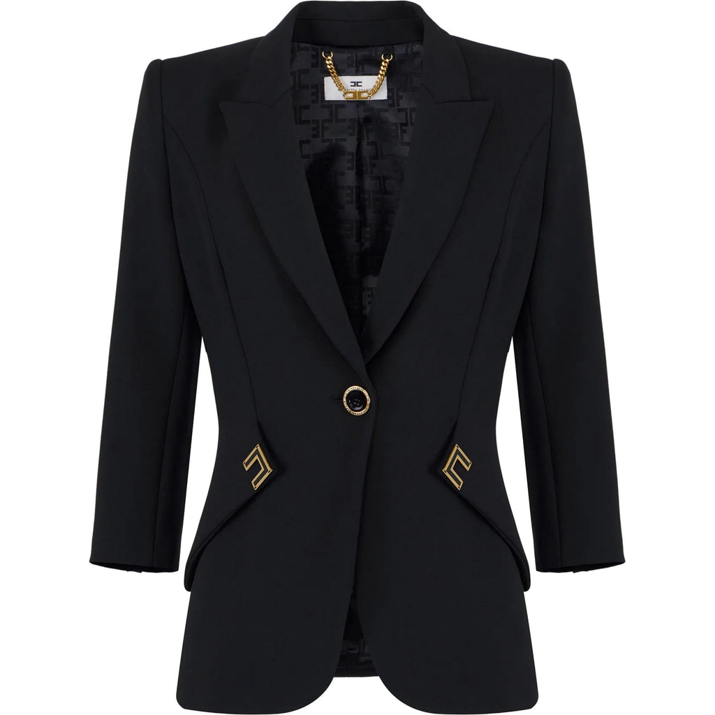 Giacche Donna Elisabetta Franchi - Giacca - Nero-Gianni Foti