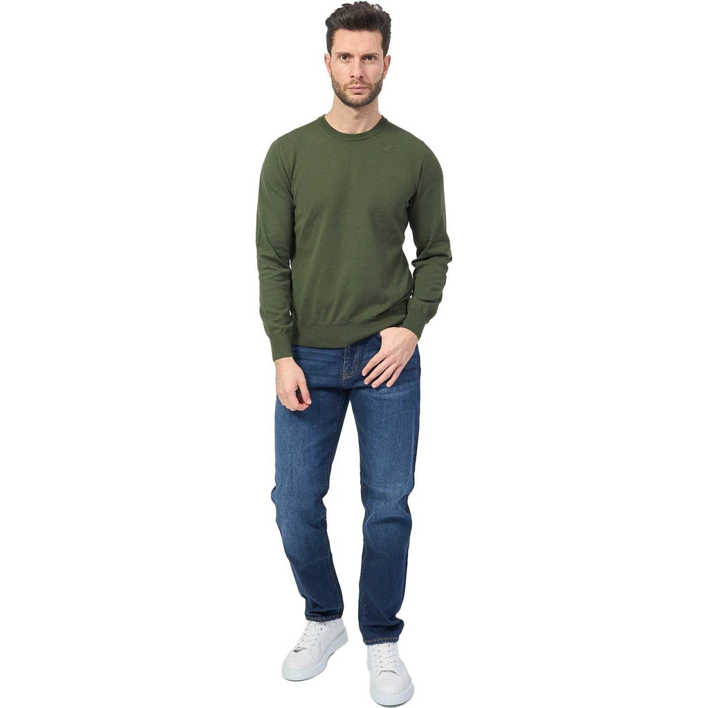 Maglioni Uomo K-Way - Sebastien Cotton Ps - Verde-Gianni Foti