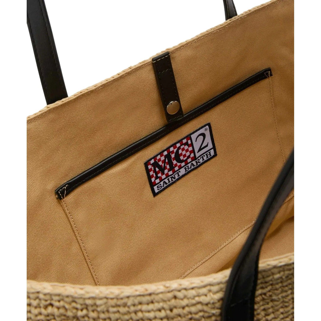 Borse a spalla Donna Mc2 Saint Barth - Shoulder Bag In Raffia - Beige