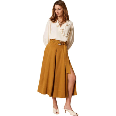 Ciabatte Donna Twinset - Mule In Pelle - Bianco-Gianni Foti