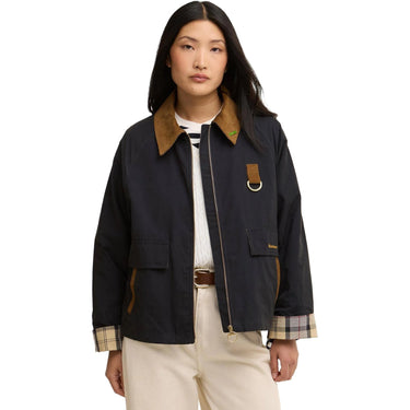 Giacche Donna Barbour - Icons Spey Showerproof - Blu-Gianni Foti