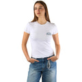 T-shirt Donna Gcds - Logo Lounge Slim Ss T-Shirt - Bianco