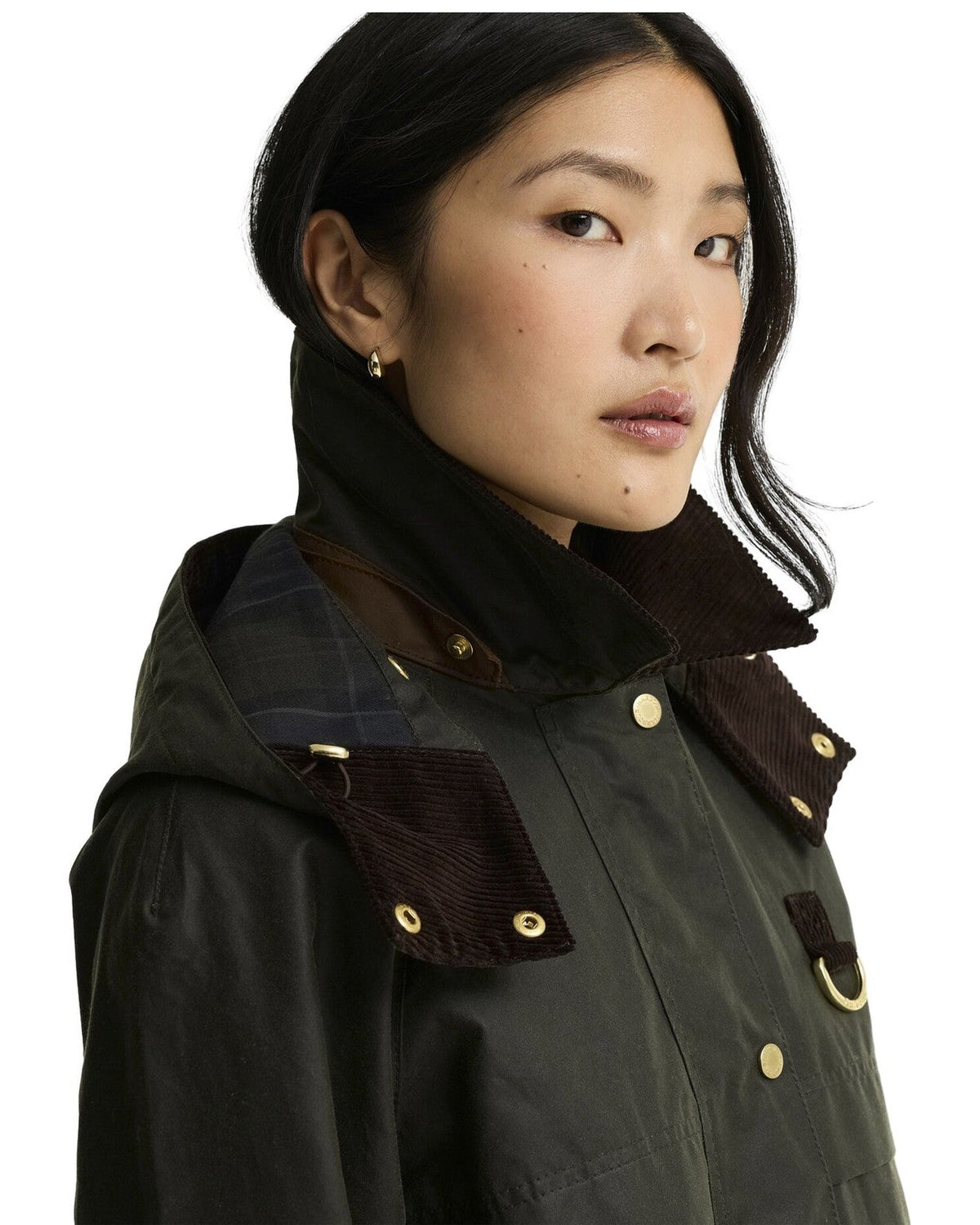 Giacche Donna Barbour - Wrenwood Wax Jacket - Verde