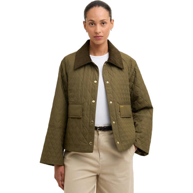 Giacche Donna Barbour - Kirby Quilted Jacket - Verde-Gianni Foti