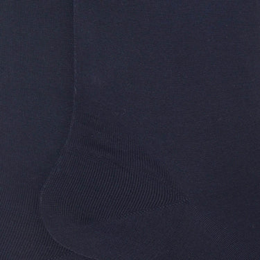 Calze Uomo Gallo - Calza uomo lunga in cotone - Blu-Gianni Foti