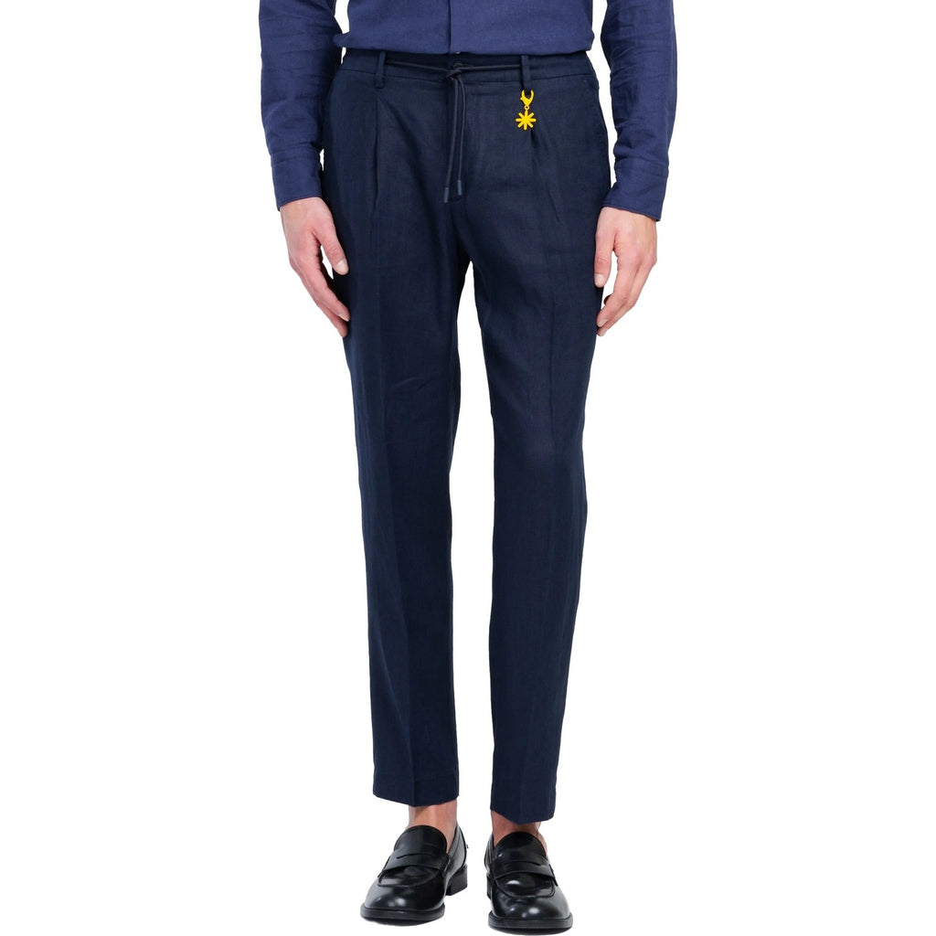 Pantaloni Uomo Manuel Ritz - Pantalone - Blu-Gianni Foti
