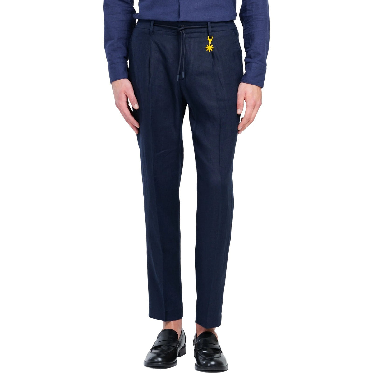 Pantaloni Uomo Manuel Ritz - Pantalone - Blu-Gianni Foti