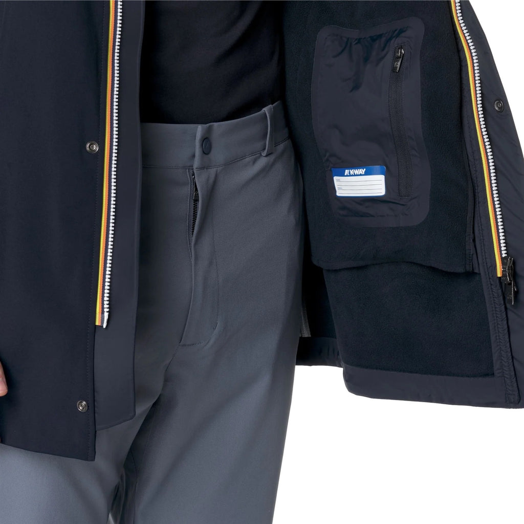 Giubbotti Uomo K-Way - Marlyn Bonded - Blu-Gianni Foti