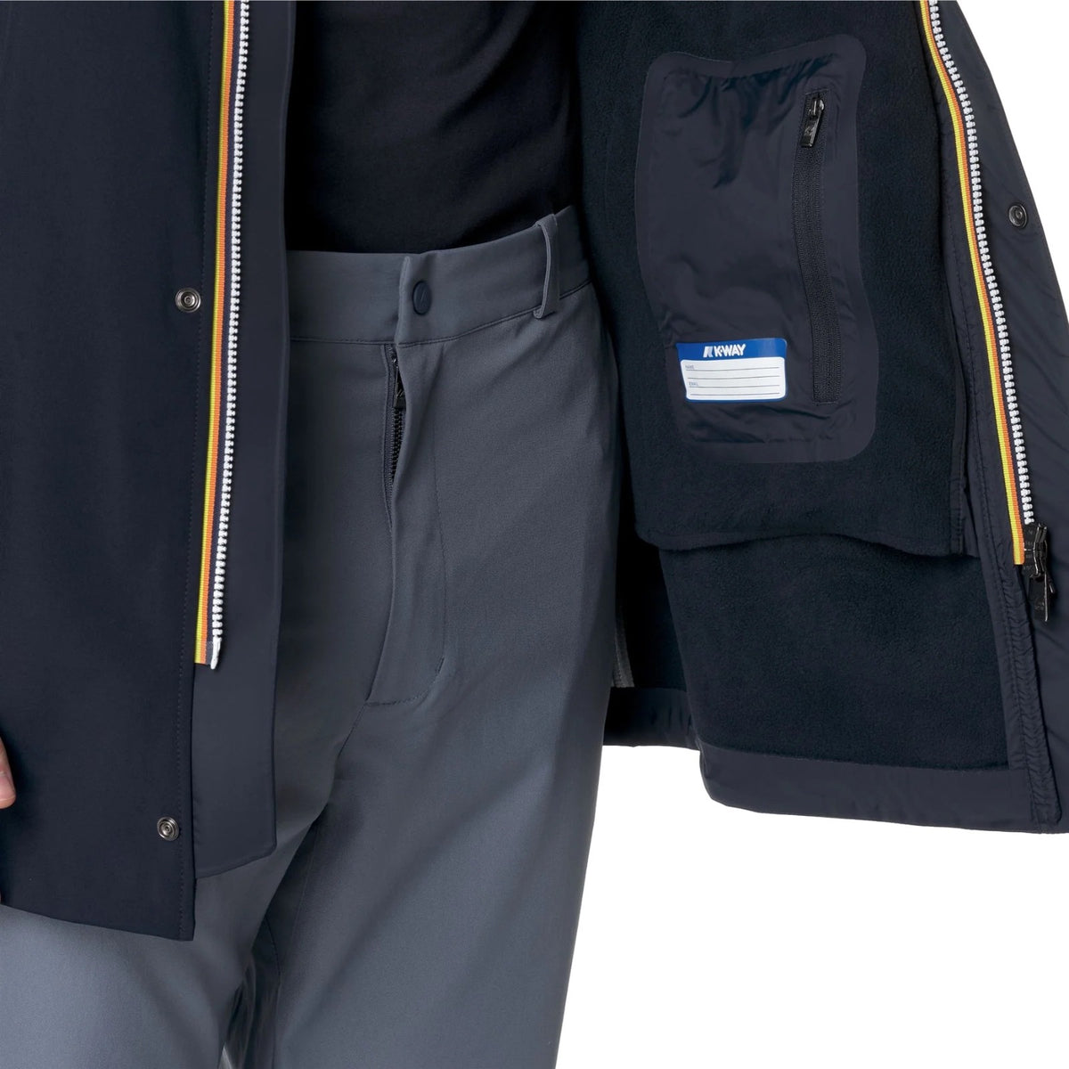 Giubbotti Uomo K-Way - Marlyn Bonded - Blu-Gianni Foti
