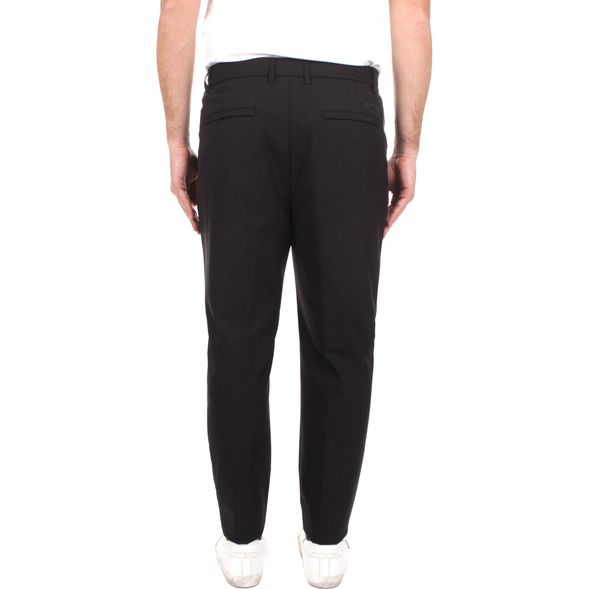 Pantaloni Uomo Heskimo - Pantalaccio 1 Pince Nylon Bist - Nero